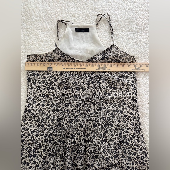 Sanctuary Black & Cream Dress  Women's Medium feminine  Bohemian romantic - Picture 5 of 8